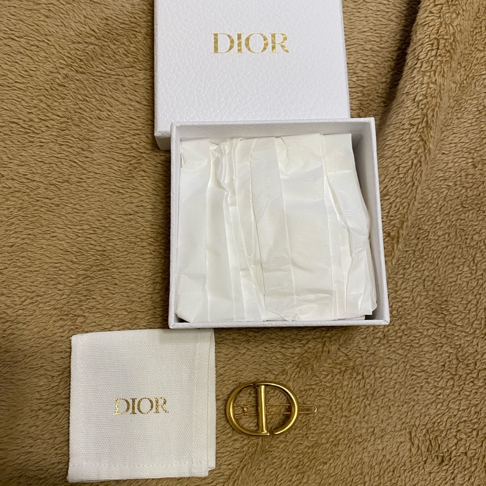 Dior Gold Barrette